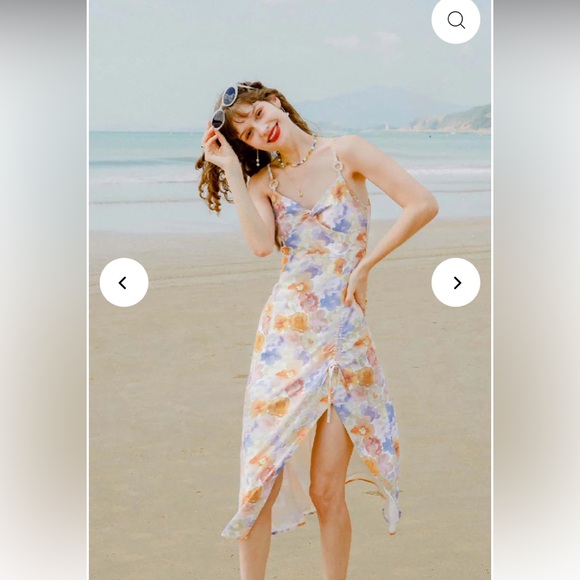 Petite Studio NYC Neesha Dress in Watercolor - Picture 3 of 16